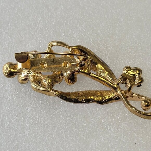 Lilac Flower Brooch Pin - Picture 5 of 9